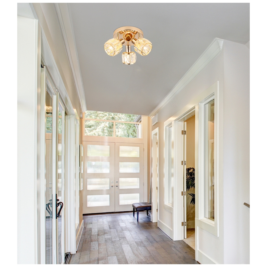 Spotlámpa DUBAI 3xE14/40W/230V átm. 36 cm Rózsaarany