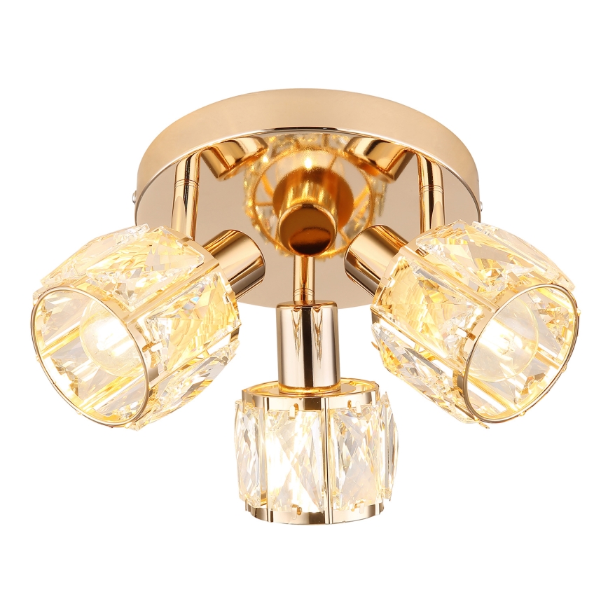 Spotlámpa DUBAI 3xE14/40W/230V átm. 36 cm Rózsaarany