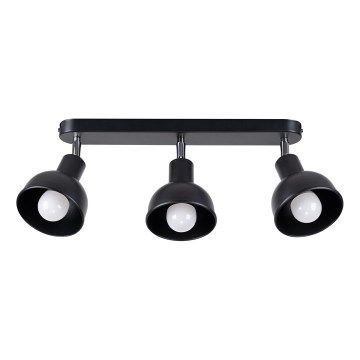 Spotlámpa ELBA 3xE27/15W/230V fekete