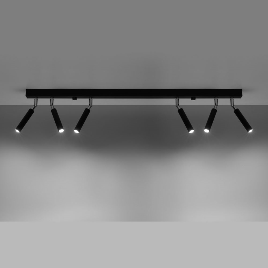 Spotlámpa EYETECH 6xG9/12W/230V fekete