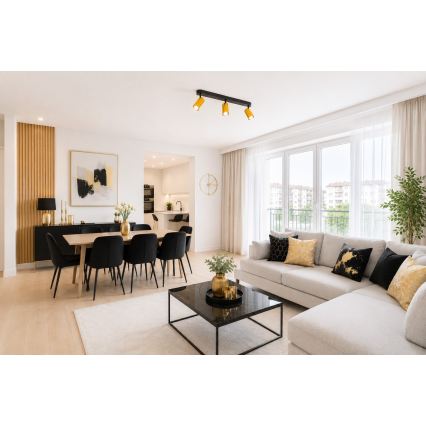 Spotlámpa FAMA 3xGU10/30W/230V arany/fekete