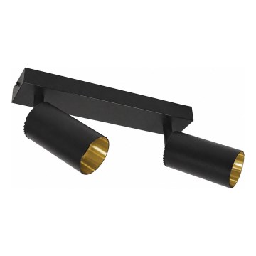 Spotlámpa FILO 2xGU10/30W/230V fekete/arany