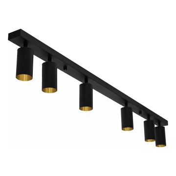 Spotlámpa FILO 6xGU10/30W/230V fekete/arany