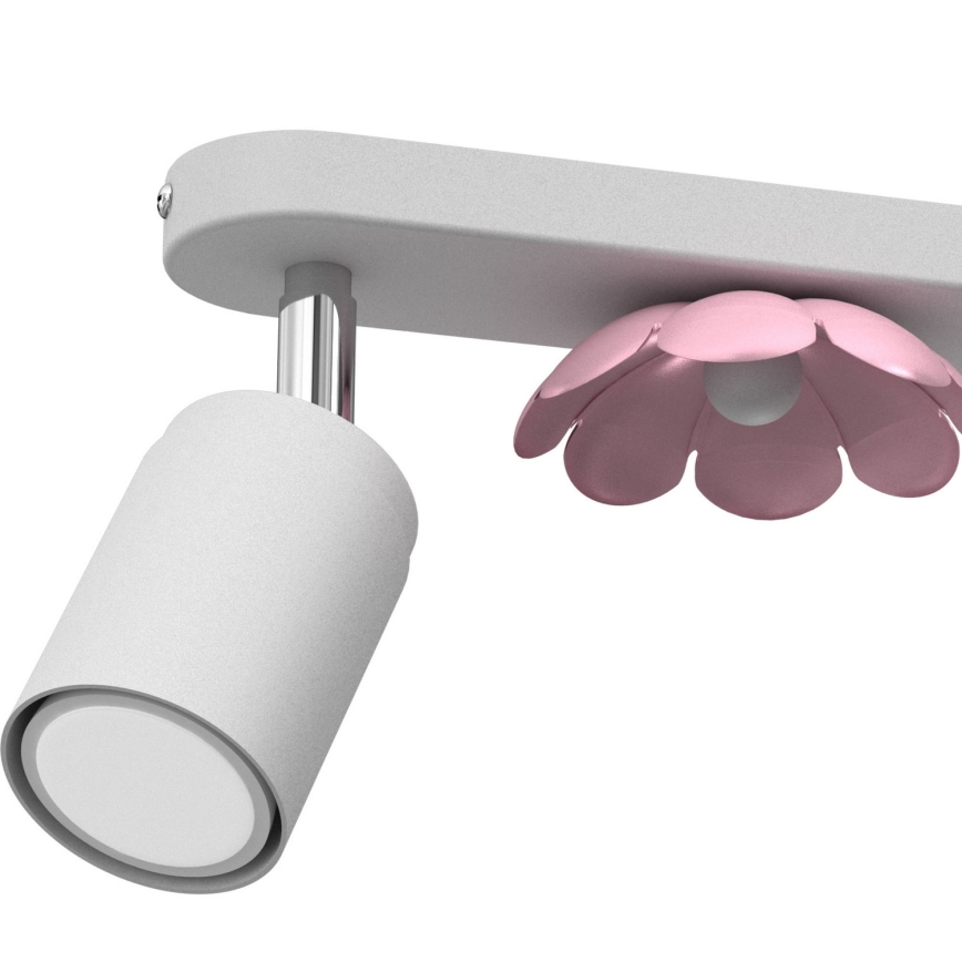 Spotlámpa FLOWER 2xGU10/8W/230V fehér