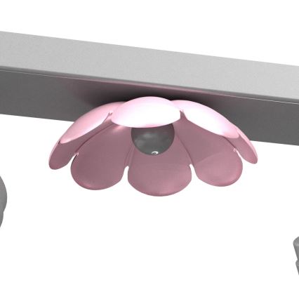 Spotlámpa FLOWER 2xGU10/8W/230V matt króm