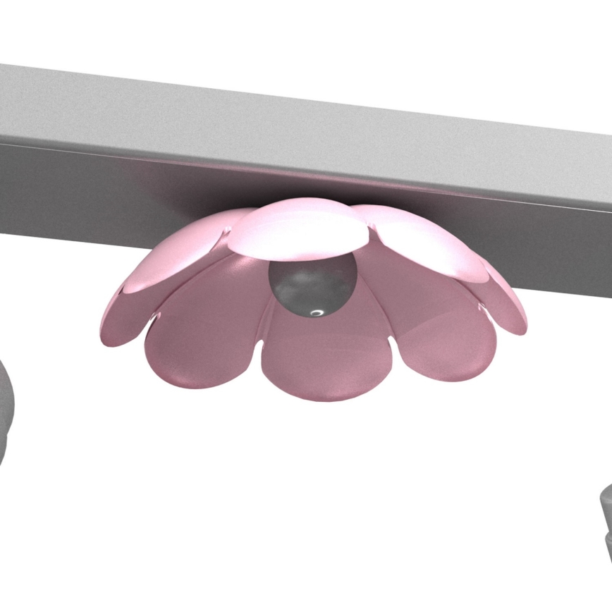 Spotlámpa FLOWER 2xGU10/8W/230V matt króm