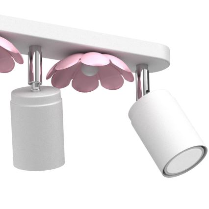 Spotlámpa FLOWER 3xGU10/8W/230V fehér