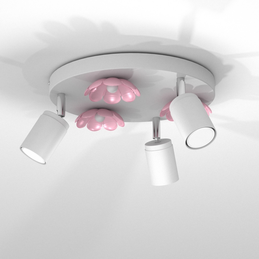 Spotlámpa FLOWER 3xGU10/8W/230V fehér