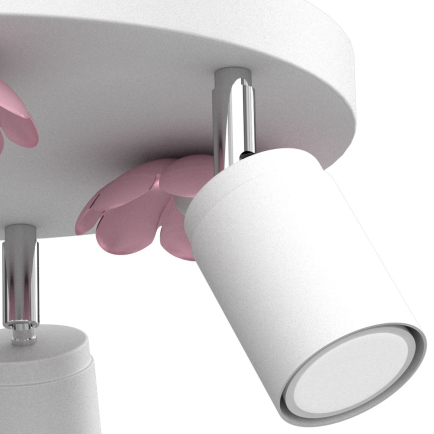 Spotlámpa FLOWER 3xGU10/8W/230V fehér