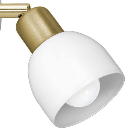 Spotlámpa FRESNO 2xE27/60W/230V fehér/arany