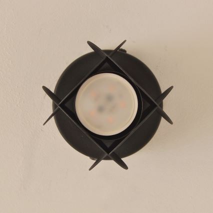 Spotlámpa GAMBIT 1xGU10/10W/230V fekete