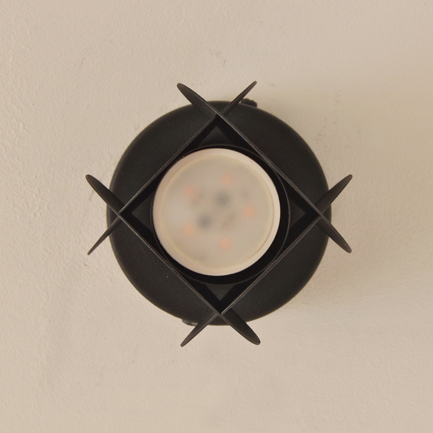 Spotlámpa GAMBIT 1xGU10/10W/230V fekete