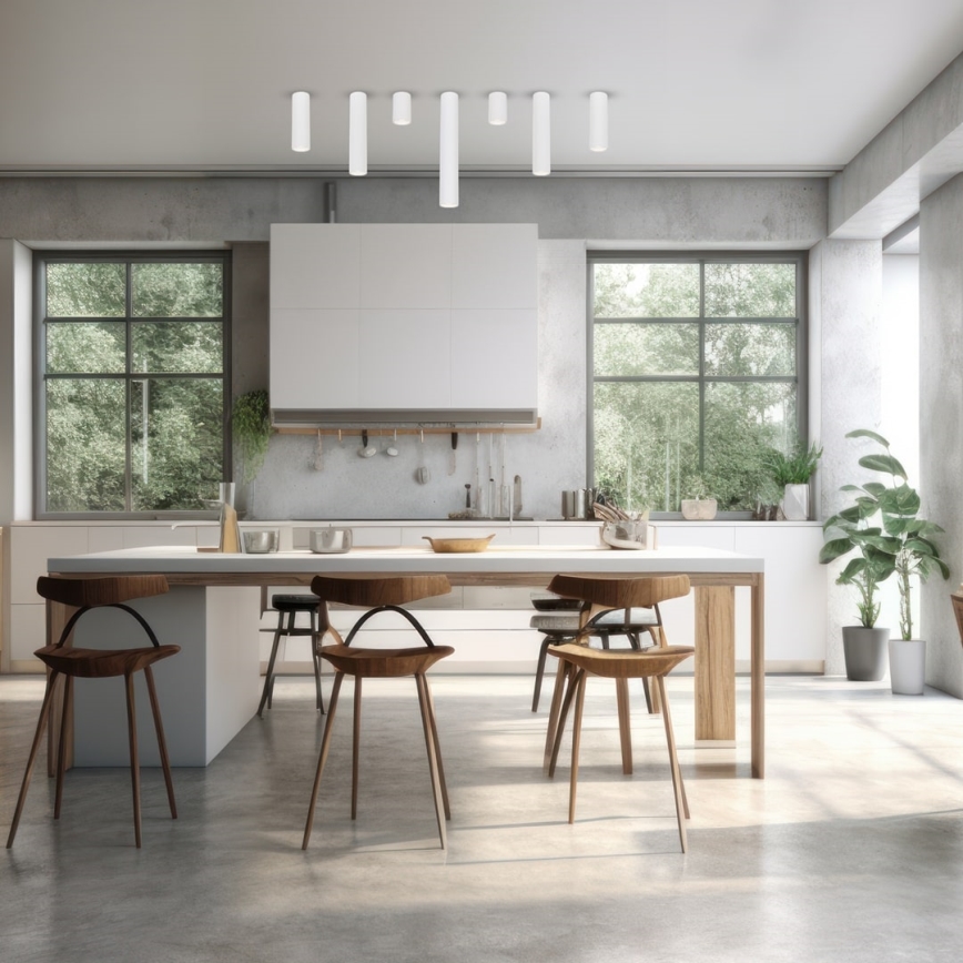 Spotlámpa GENESIS 1xGU10/8W/230V 10 cm fehér