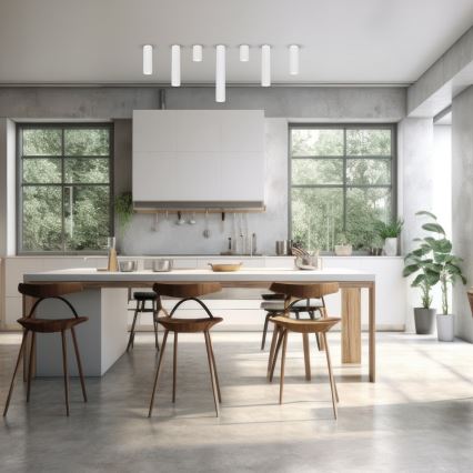 Spotlámpa GENESIS 1xGU10/8W/230V 20 cm fehér