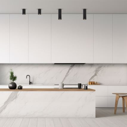 Spotlámpa GENESIS 1xGU10/8W/230V 20 cm fekete