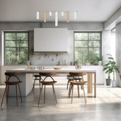 Spotlámpa GENESIS 1xGU10/8W/230V 30 cm arany