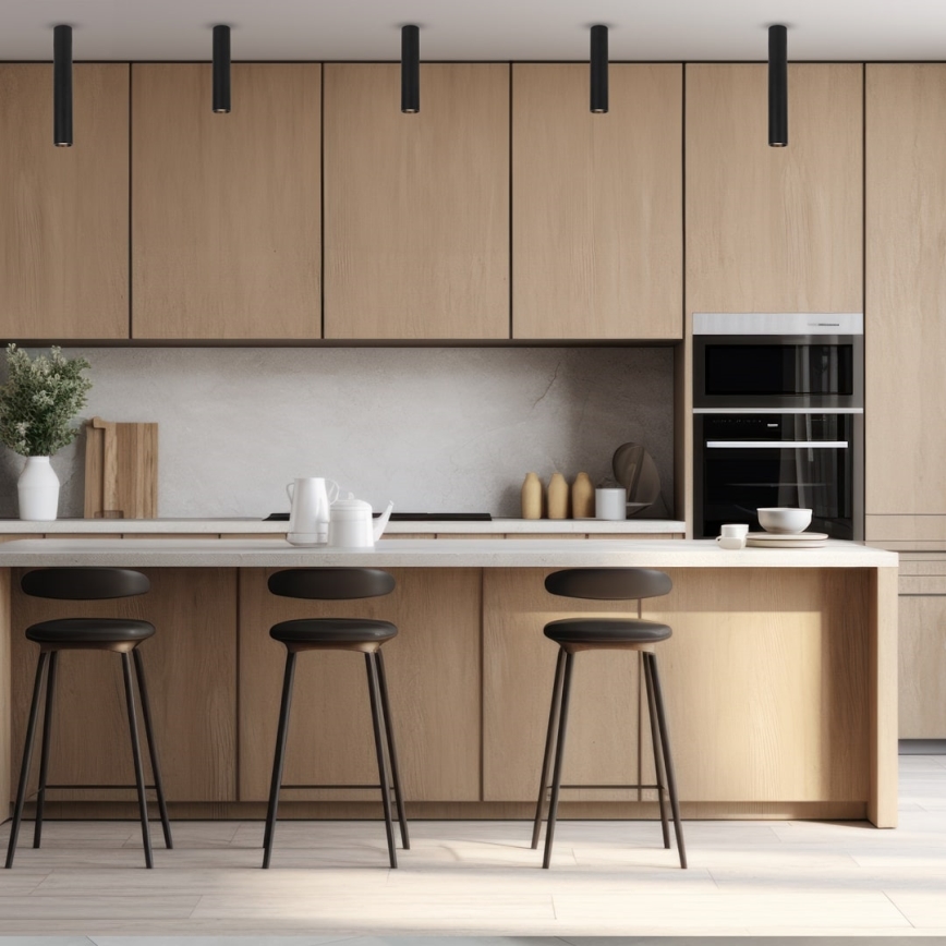 Spotlámpa GENESIS 1xGU10/8W/230V 40 cm fekete