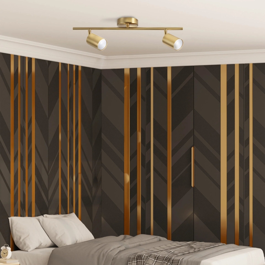 Spotlámpa GOLDI 2xGU10/10W/230V arany