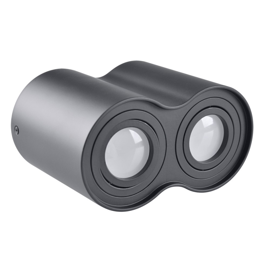 Spotlámpa HADAR 2xGU10/10W/230V fekete