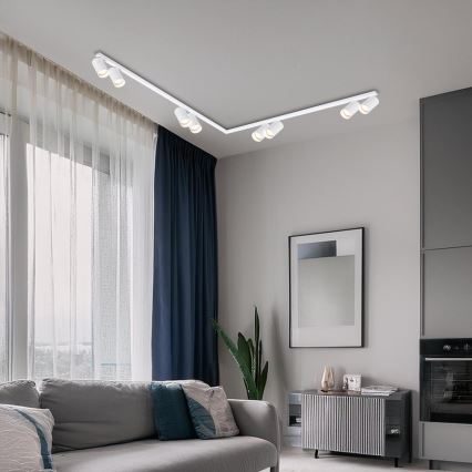 Spotlámpa HERO SPOT 8xGU10/9W/230V fehér