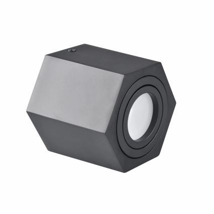 Spotlámpa HEXAGON 1xGU10/10W/230V fekete
