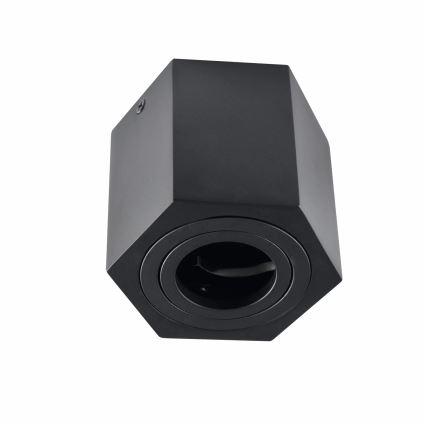 Spotlámpa HEXAGON 1xGU10/10W/230V fekete
