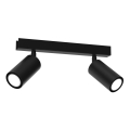 Spotlámpa HUDSON 2xGU10/8W/230V fekete
