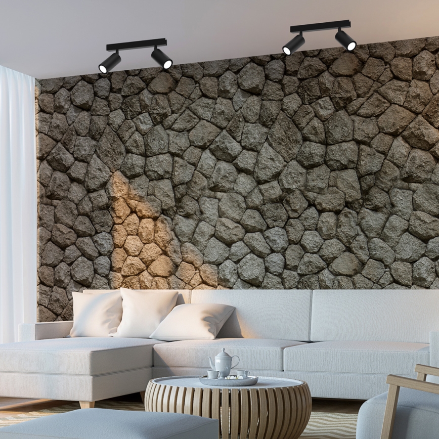 Spotlámpa HUDSON 2xGU10/8W/230V fekete