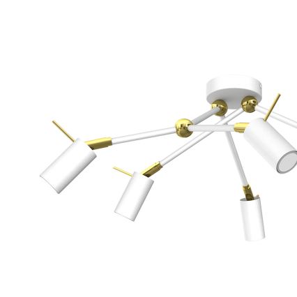 Spotlámpa IRIS 6xGU10/MR11/40W/230V fehér/arany