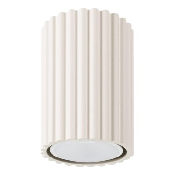 Spotlámpa KARBON 1xGU10/10W/230V 10 cm krémes