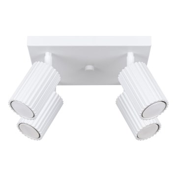 Spotlámpa KARBON 4xGU10/10W/230V fehér