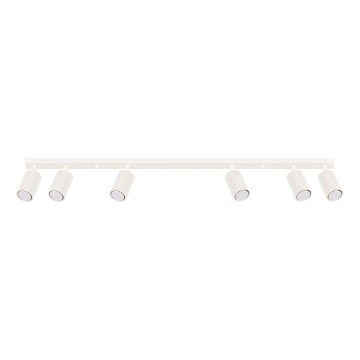 Spotlámpa KARBON 6xGU10/10W/230V krémes