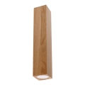 Spotlámpa KEKE 1xGU10/40W/230V 30 cm tölgy