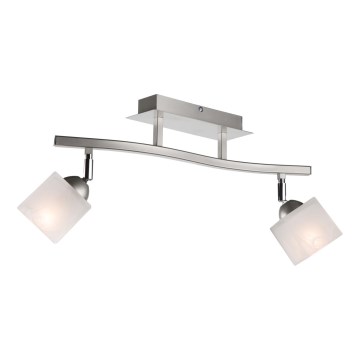 spotlámpa KLARA 2xE14/40W/230V matt króm