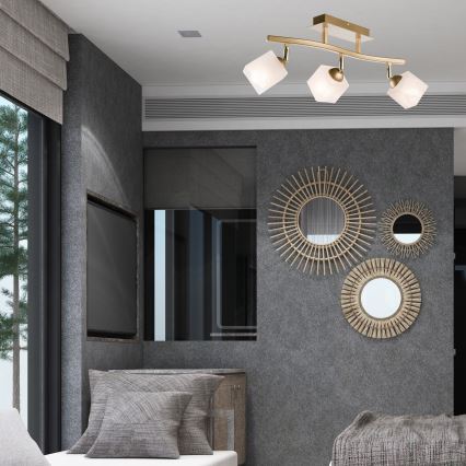 spotlámpa KLARA 3xE14/40W/230V arany