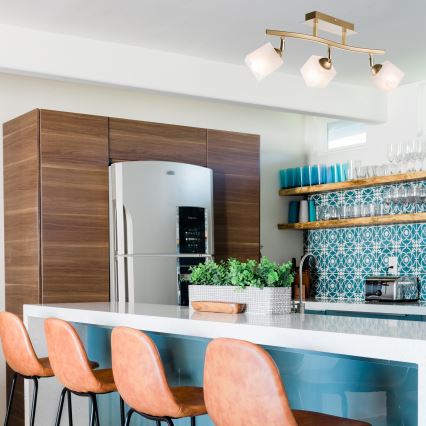 spotlámpa KLARA 3xE14/40W/230V arany