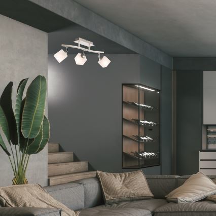 spotlámpa KLARA 3xE14/60W/230V matt króm