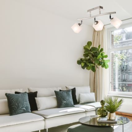 spotlámpa KLARA 3xE14/60W/230V matt króm