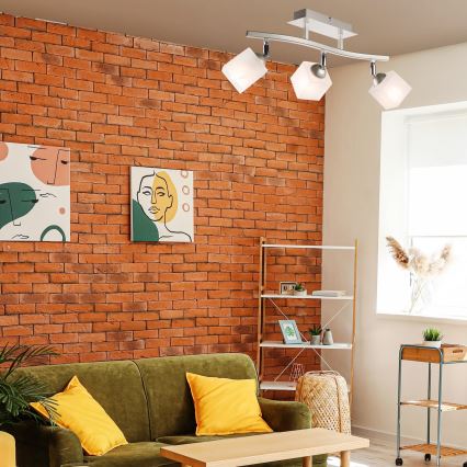 spotlámpa KLARA 3xE14/60W/230V matt króm