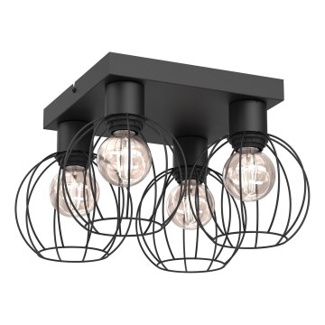 Spotlámpa LAPS 4xE27/15W/230W fekete