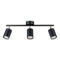 Spotlámpa LEMMI 3xGU10/40W/230V fekete