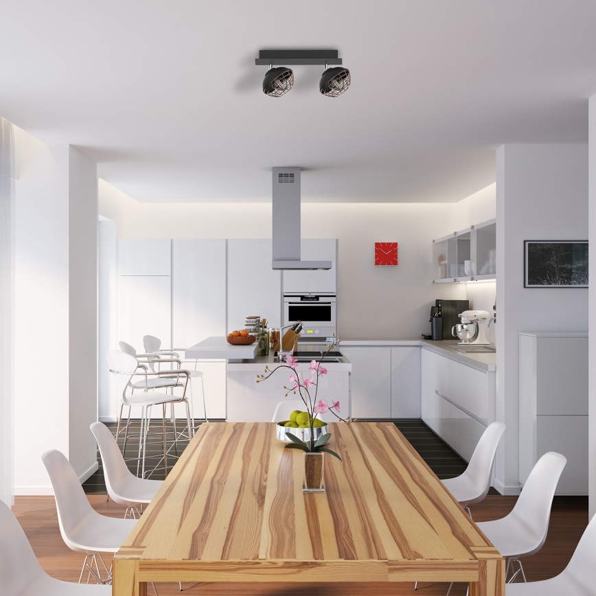 Spotlámpa LOGAN 2xE14/40W/230V