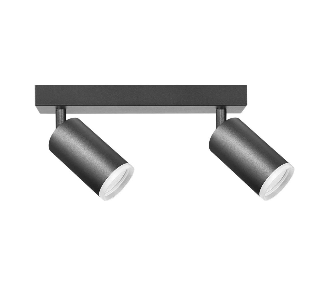 Spotlámpa LONDON 2xGU10/10W/230V fekete 327703