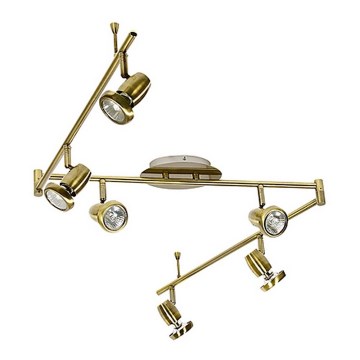 Spotlámpa LOTOS 6xGU10/50W/230V arany