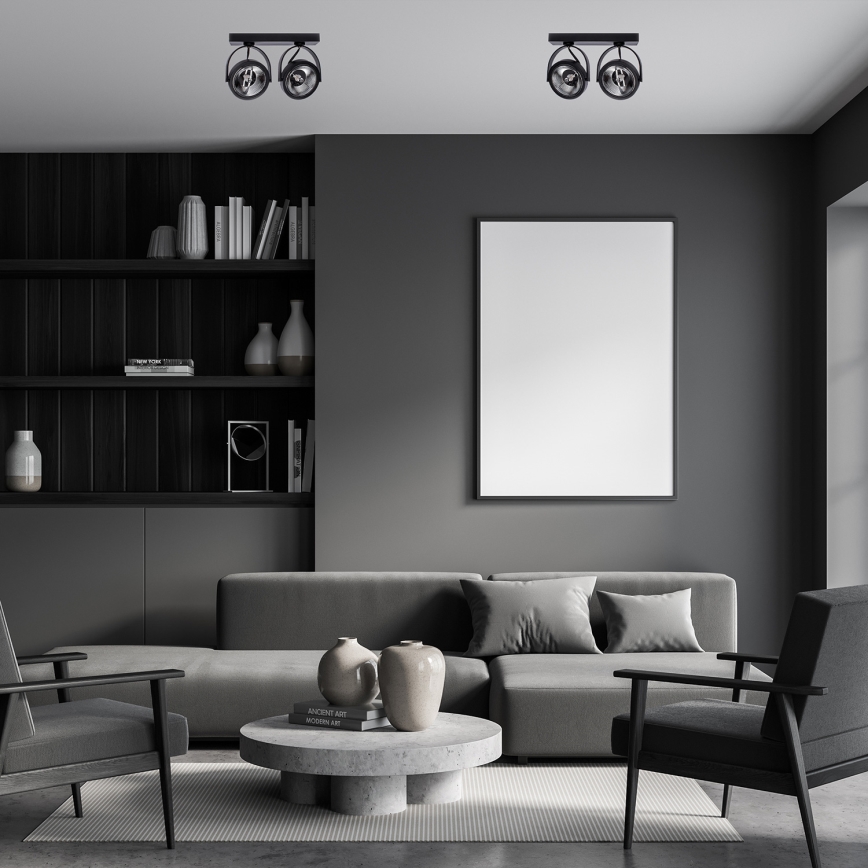 Spotlámpa LUGAR 2xAR111 - GU10/25W/230V