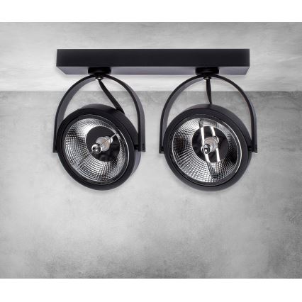 Spotlámpa LUGAR 2xAR111 - GU10/25W/230V