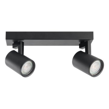 Spotlámpa LYNX 2xGU10/10W/230V fekete