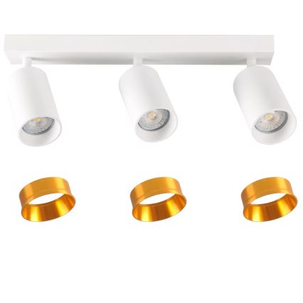 spotlámpa MARIBEL 3xGU10/10W/230V fehér