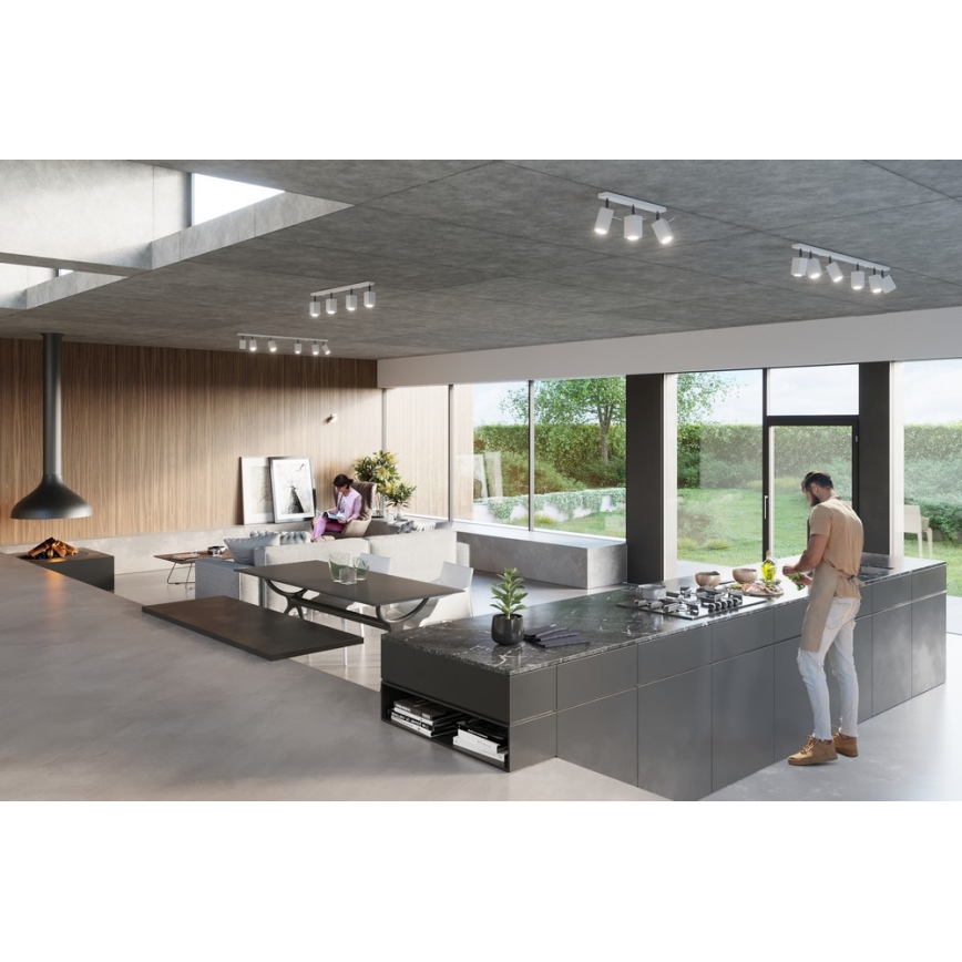 Sollux SL.0097 - Mennyezeti lámpa MERIDA 3 3xGU10/40W/230V fehér