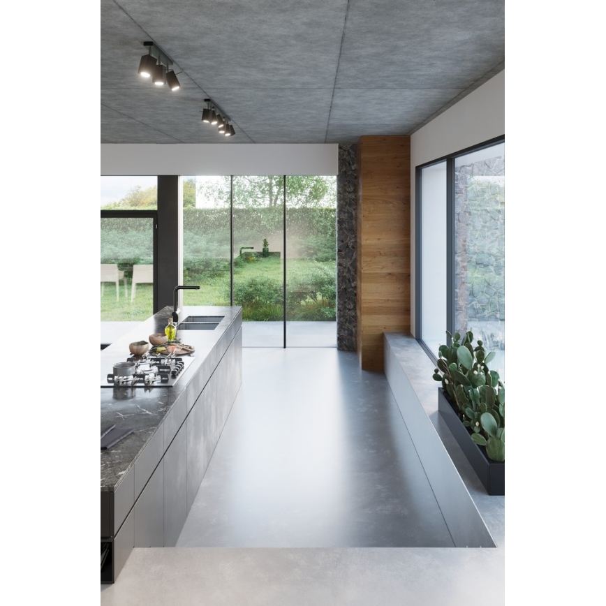 Sollux SL.0101 - Mennyezeti lámpa MERIDA 3 3xGU10/40W/230V fekete